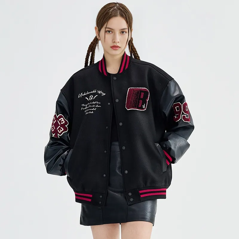 BENMYSHOWER Baseball Jacket Unisex-11