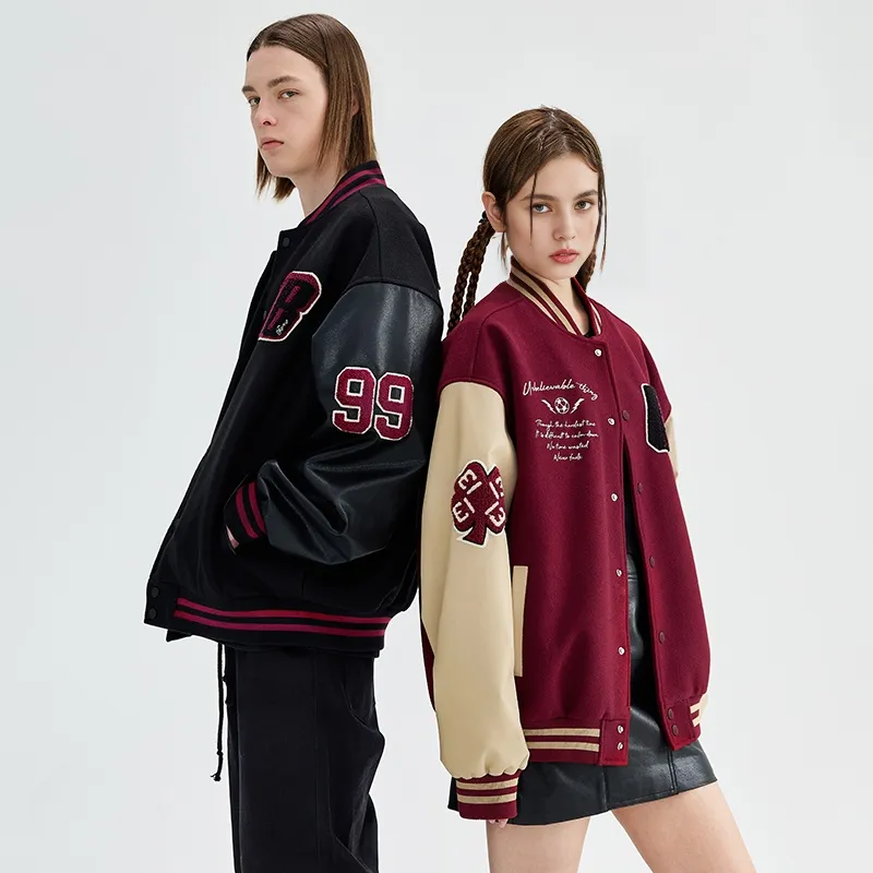 BENMYSHOWER Baseball Jacket Unisex-4