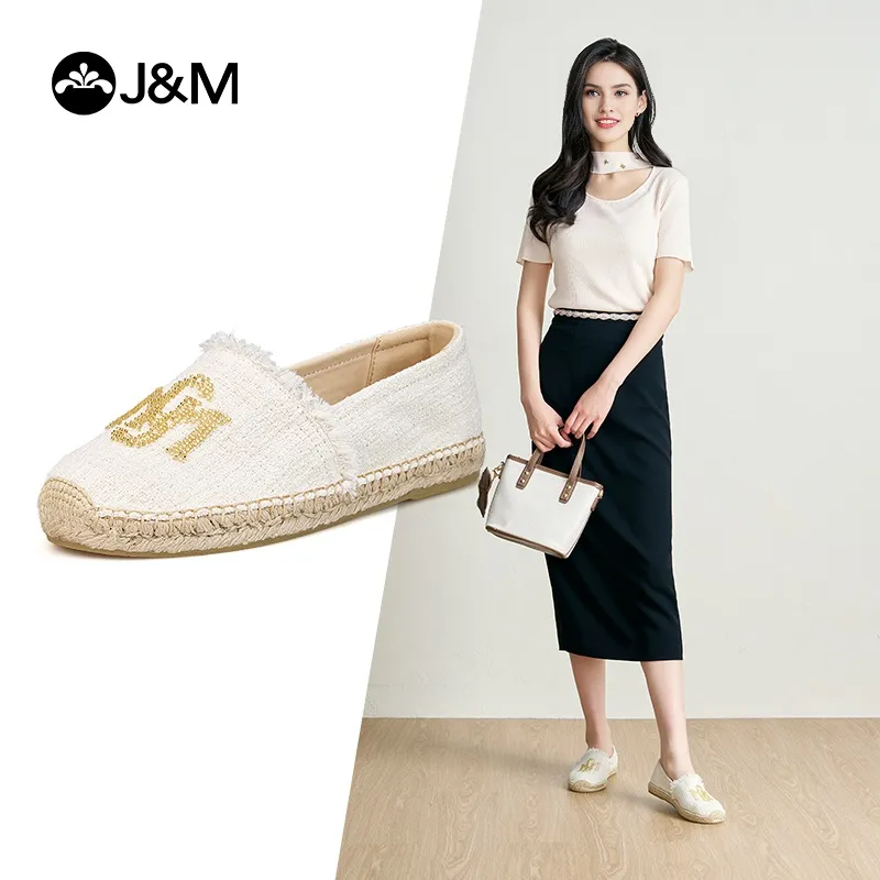 Joy&Mario Espadrilles Women's Ecru/Green-1