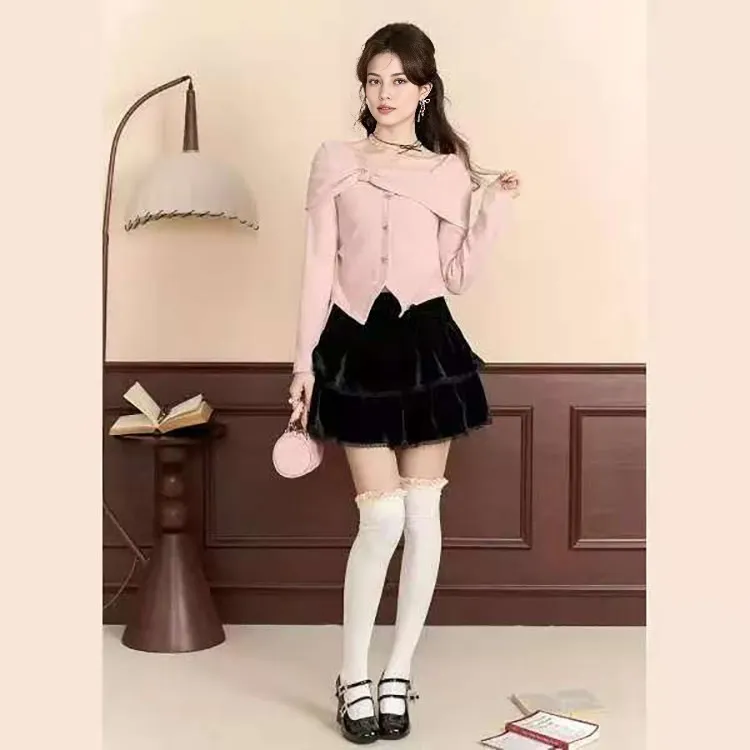 Beautiful Wardrobe Casual Short Skirts Women's Black-6
