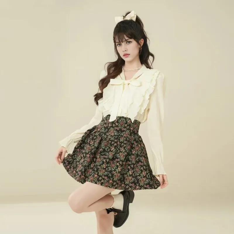 Beautiful Wardrobe Casual Short Skirts Women's Multicolor-2