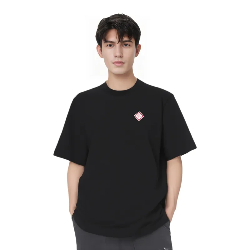 CASABLANCA Logo Patch Crewneck T Shirt-3