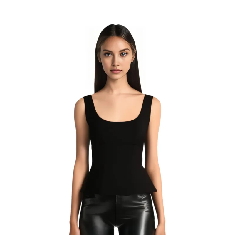 H&M Tank Tops Women's Black-1