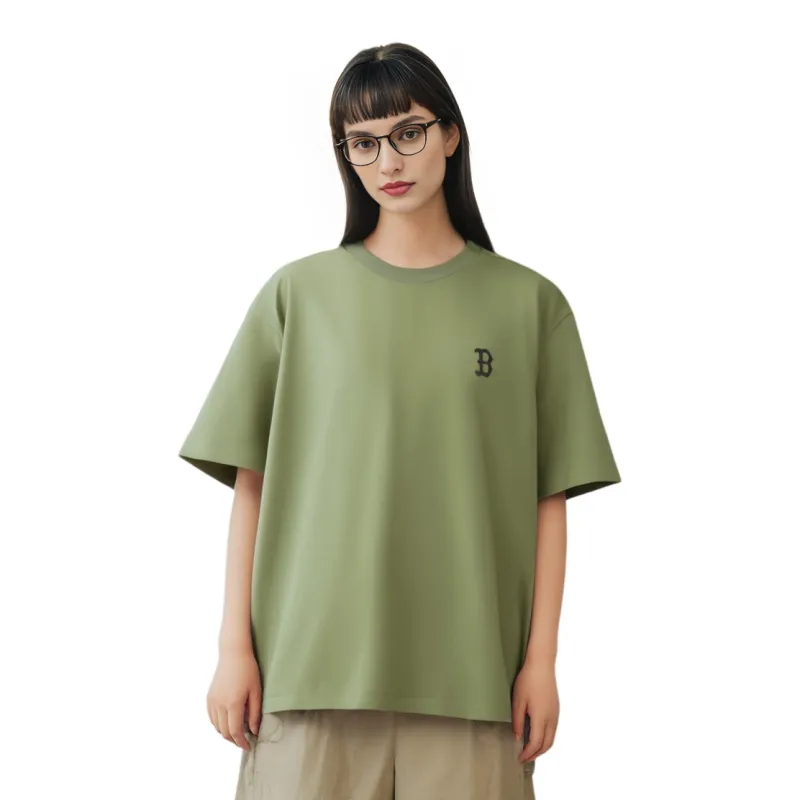 MLB Gofcore Basic Boston Red Sox T Shirt Unisex Green-2