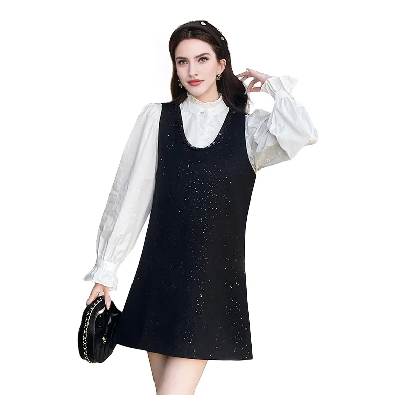 PAVEA Two Piece Skirt Sets Women's-0