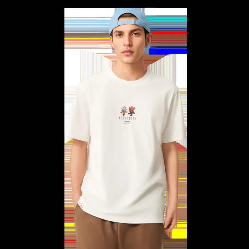LiNing x GUGONG,LIANMINGKUAN Chinese Culture Series T Shirt Men's White-2
