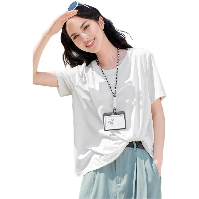 Fragment T Shirts Women's Ivory White-4