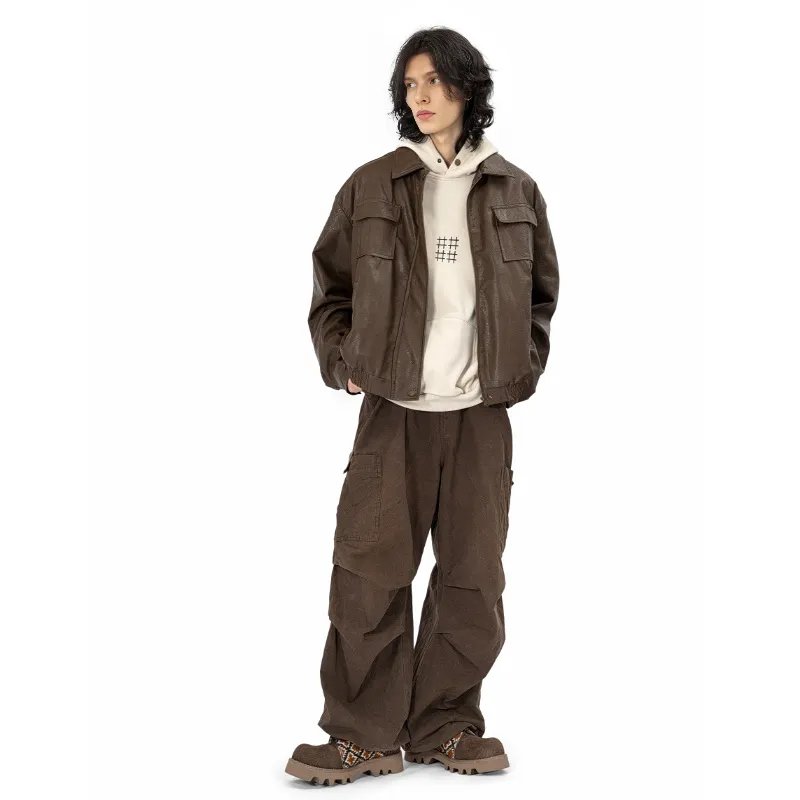 Rewrite Casual Shoes Men's Coffee-2