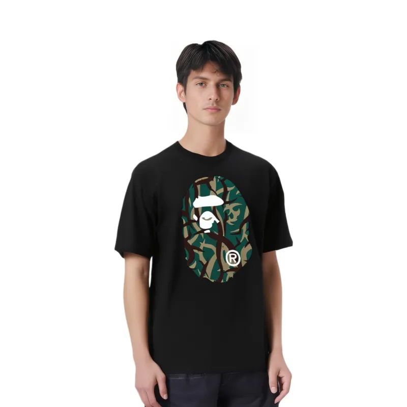 Bape Trial Camo Big Ape Head Tee-4