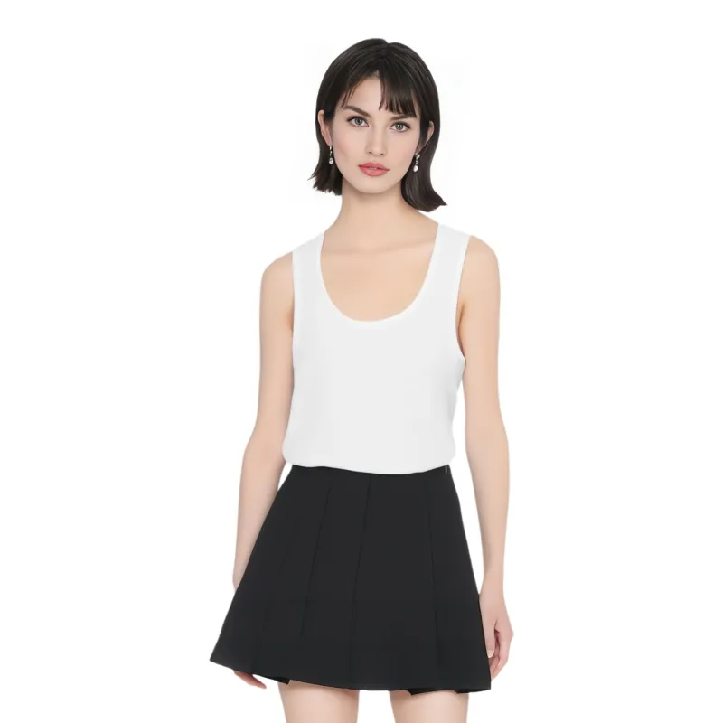 Massimo Dutti Tank Top Women's White-2