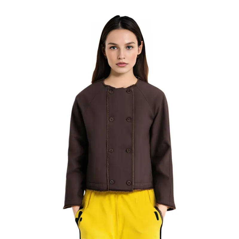 Massimo Dutti Jackets Coats Women's Brown-2