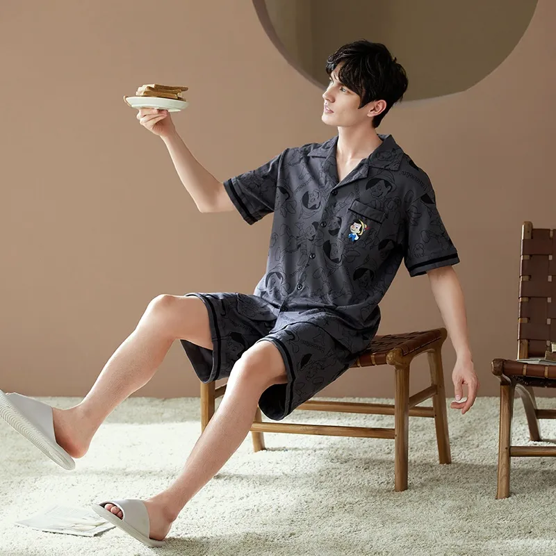 Gongdie Men Pajama Sets-6