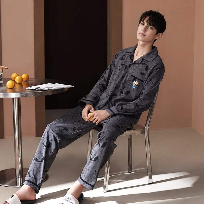 Gongdie Men Pajama Sets-2