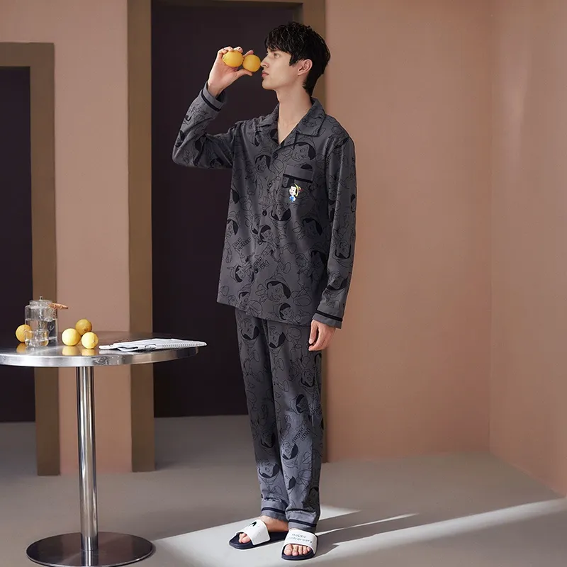 Gongdie Men Pajama Sets-3