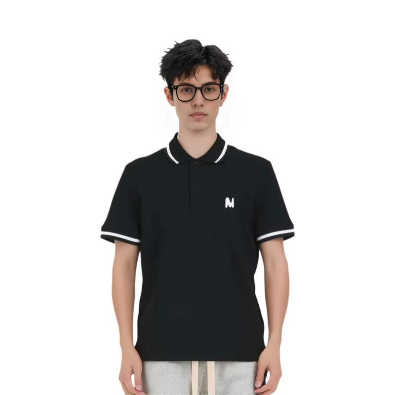 MSGM Logo embroidered Polo Shirt-2