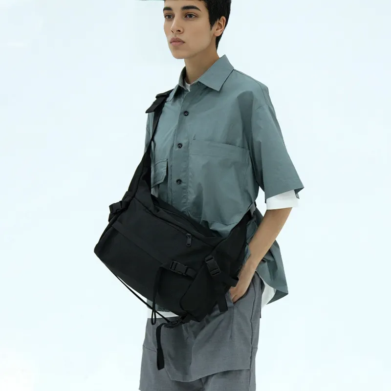 CHAOFANJI Nylon Fabric Crossbody Bag Unisex Multicolor-13
