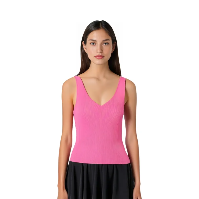 BESIONIA SS25 Tank Top Women's Rose Red-8
