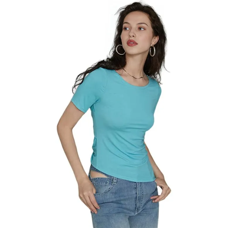 BLUEerror T Shirt Women's Clearwater Blue-2