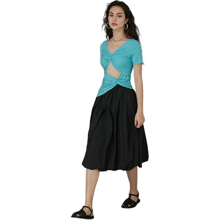BLUEerror T Shirt Women's Clearwater Blue-3