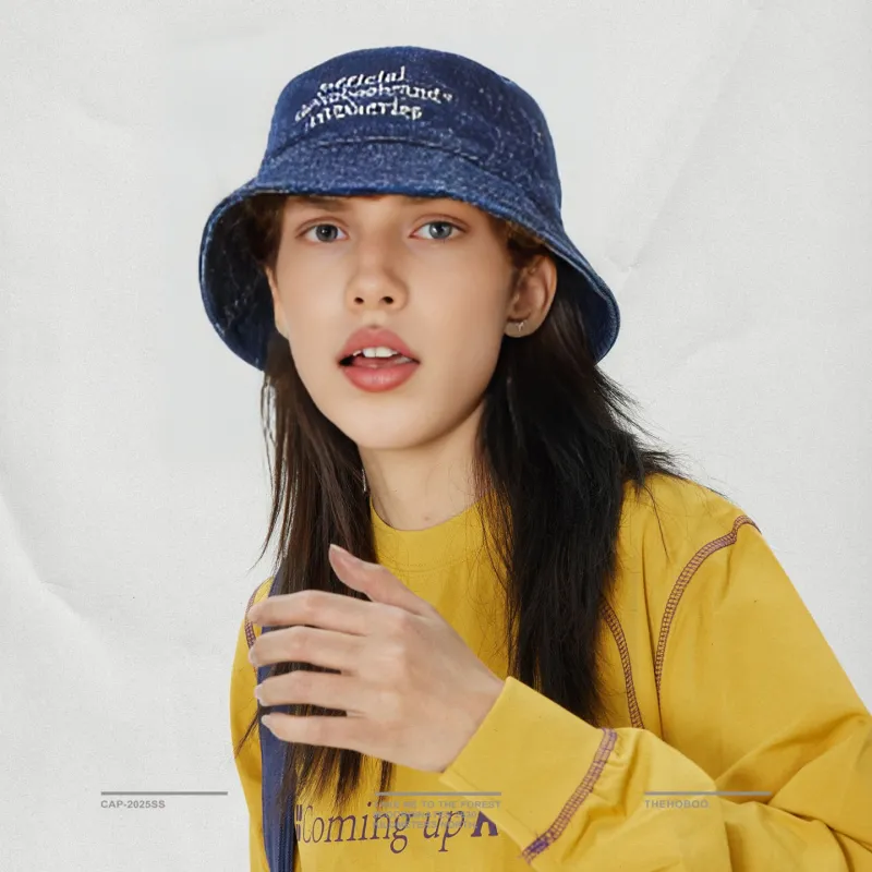 THE HOBOO Cotton Bucket Hats Unisex-1