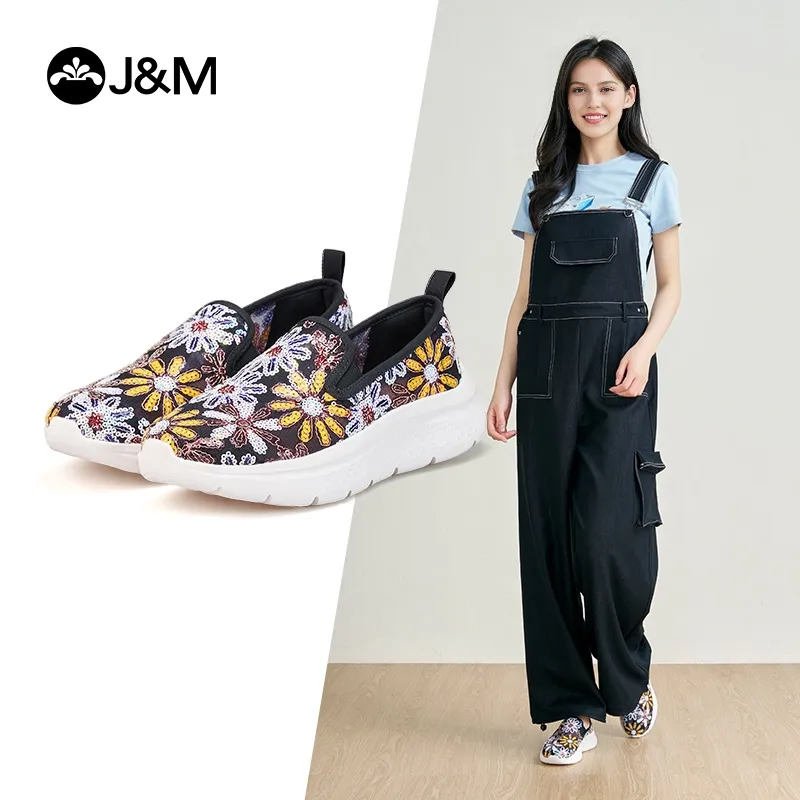 Joy&Mario Breathable And Lightweight Low Top Casual Shoes Women's-1