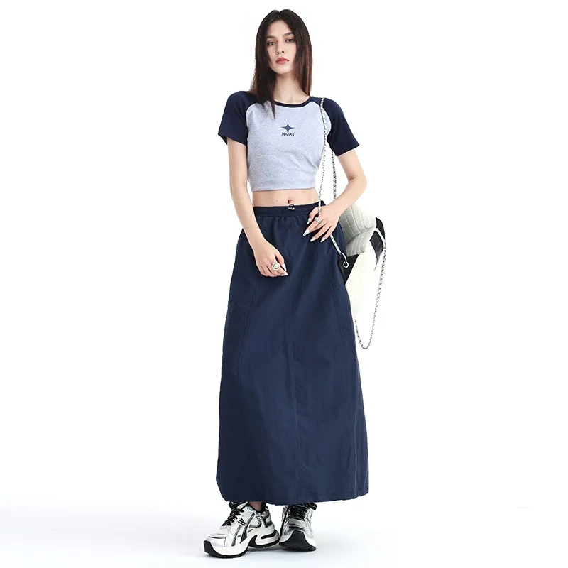 Ordifen Casual Long Skirt Women's-5