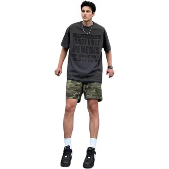 CORNILOT Denim Shorts Unisex Premium Camouflage