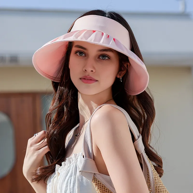 15 MINS Polyester Sun Protection Hats Women's-10