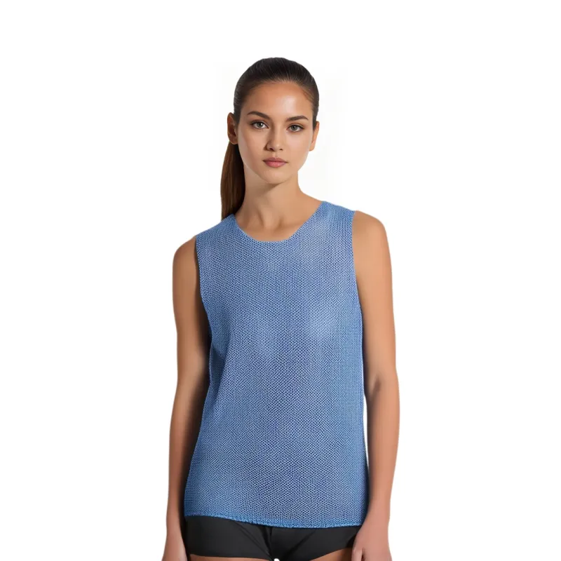 ZARA Tank Tops Women's Blue-2
