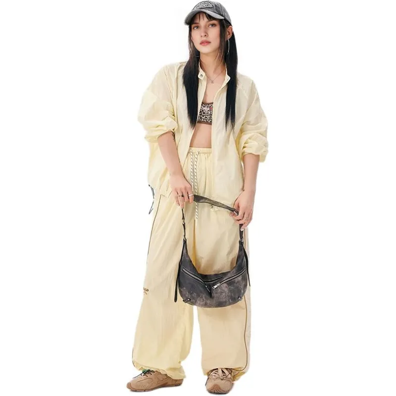 CHUU Casual Pants Women's Light Yellow-6