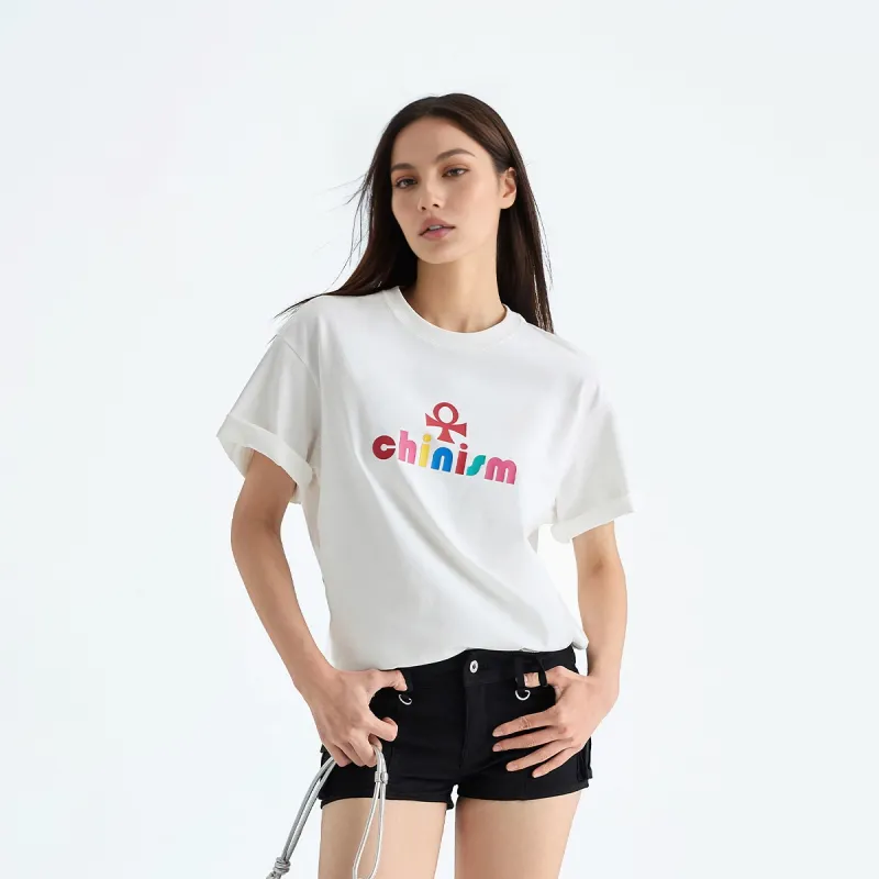 CHINISM T Shirts Unisex Raw White-6