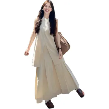 Flowers In Water Skirt Set Women's