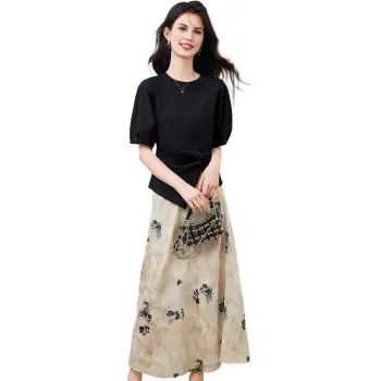 XINFEIYU Two Piece Skirt Sets Women's