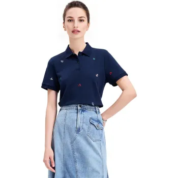 NAVIGARE Polo Shirts Women's Marine Blue