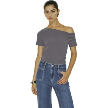 URBAN REVIVO T Shirts Women's Dark Gray