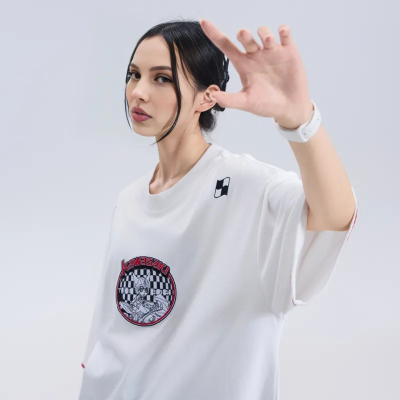 Kawasaki x Kids T Shirt Unisex White-2