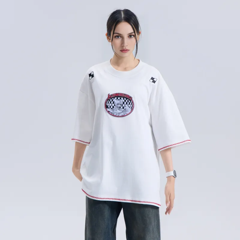 Kawasaki x Kids T Shirt Unisex White-4