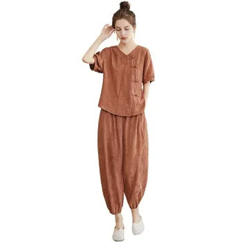 Cypress House Casual Suit Women's Orange Red