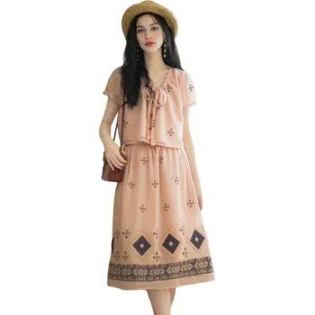 ANNECHEN Two Piece Skirt Sets Women's
