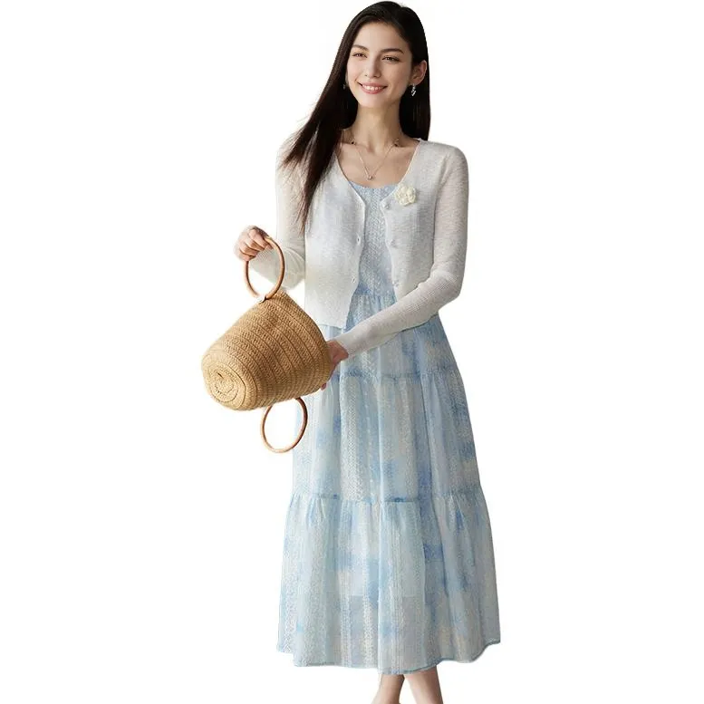 Yi Mengyuan Two Piece Skirt Sets Women's-8