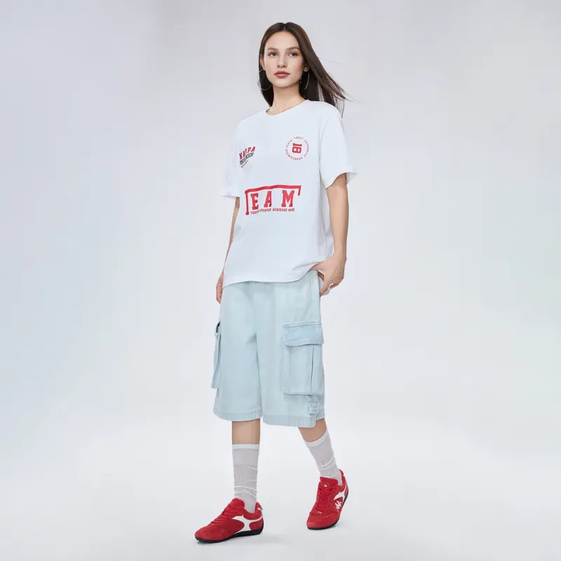 Kappa Denim Shorts Unisex-11