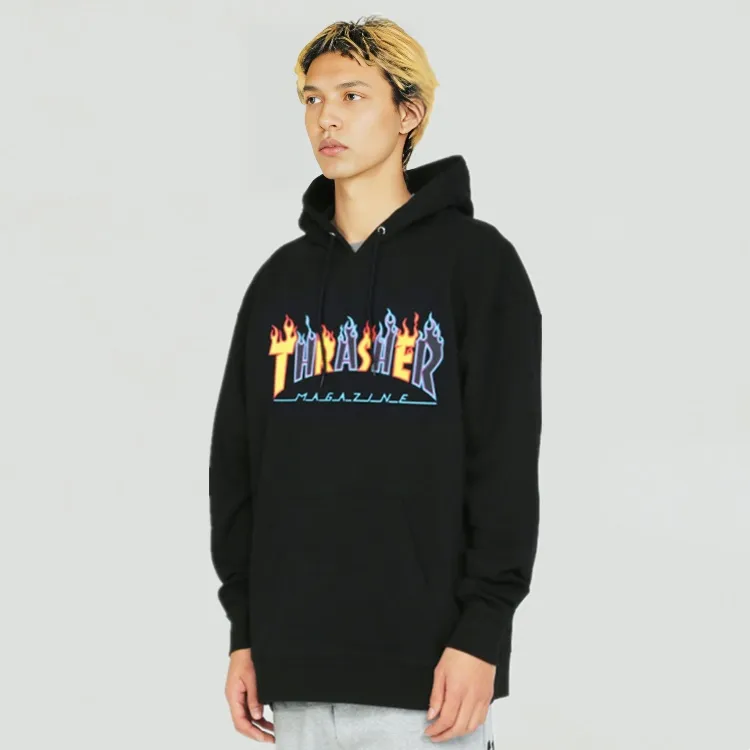 Thrasher Sweatshirt Unisex Black-3