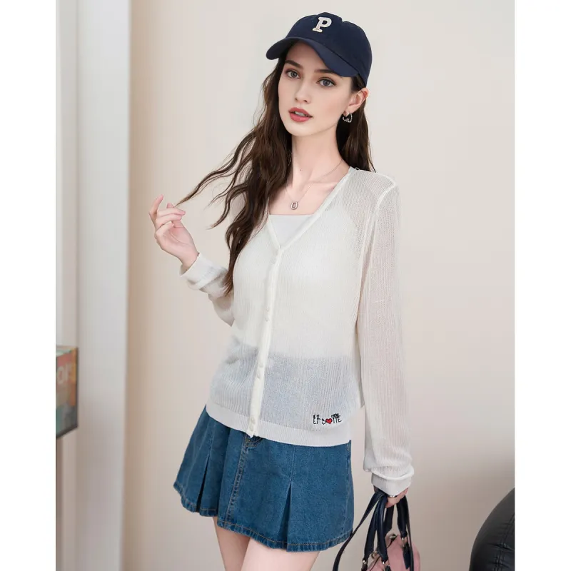 FAWENXIANGZI Knitwear Women's White-3