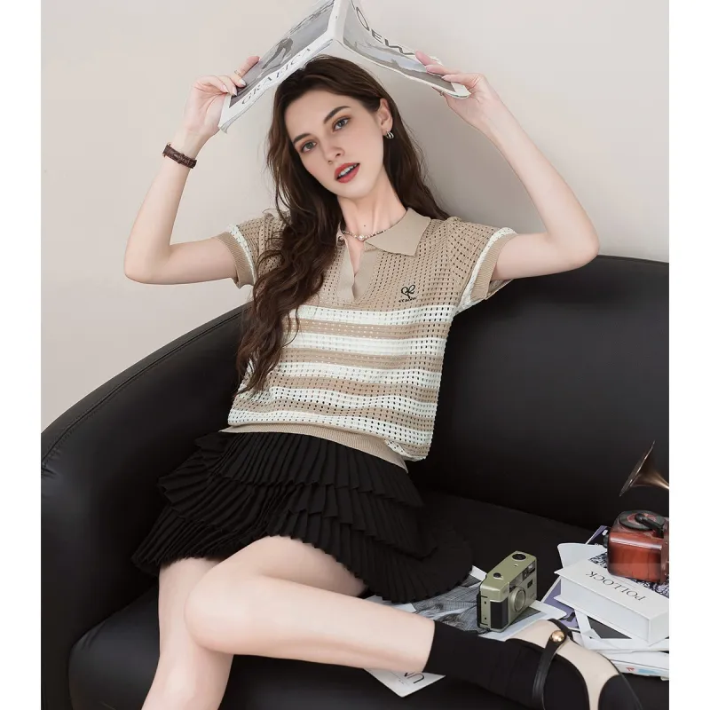 FAWENXIANGZI Regular T Shirt Women's-3