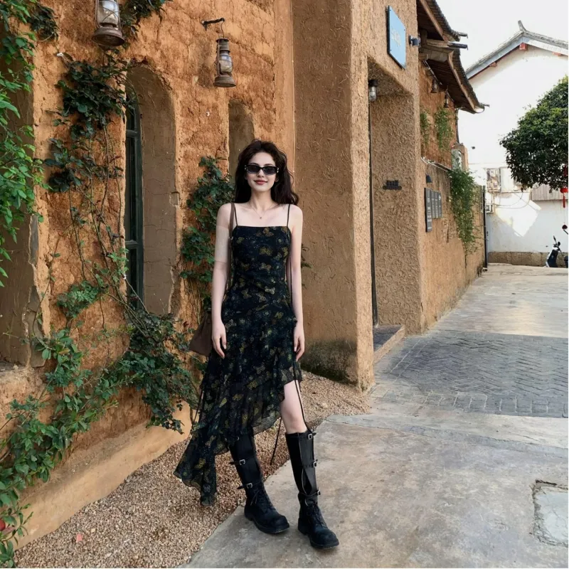 STARFEI Slip Dresses Women's-13