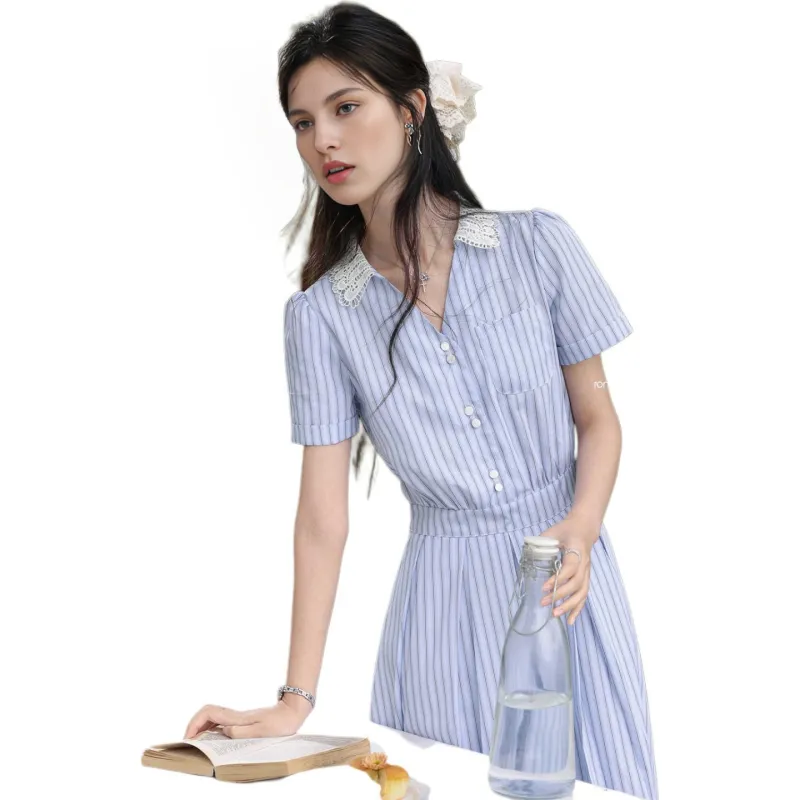 Alxnan Short Sleeved Dress Women's-3