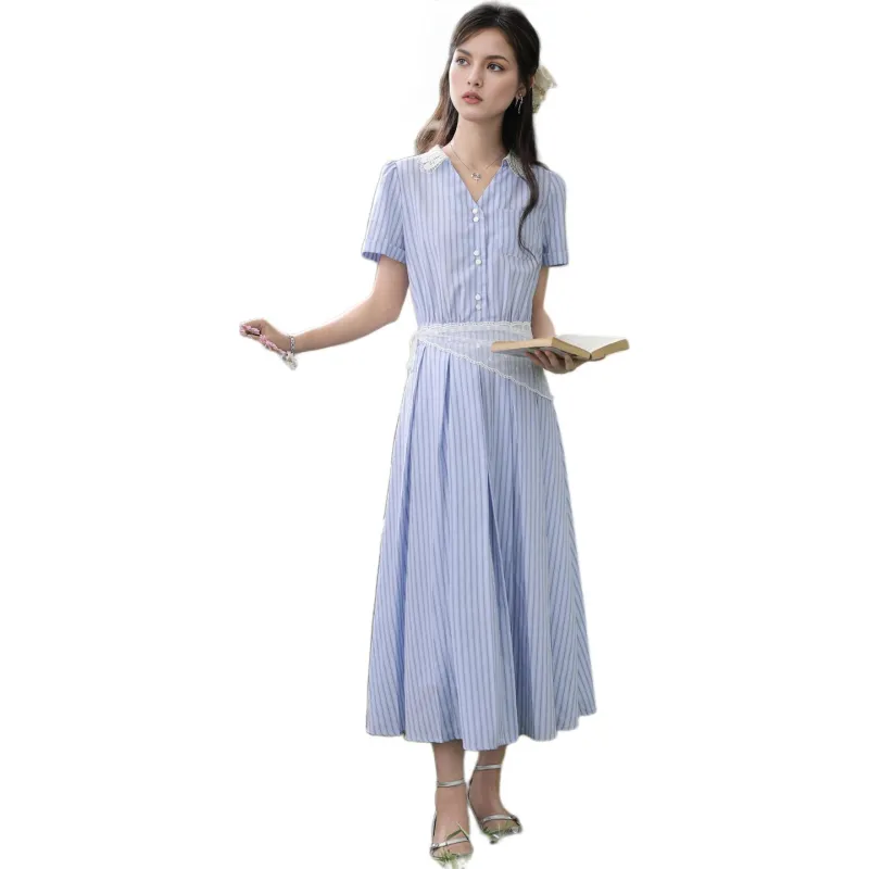 Alxnan Short Sleeved Dress Women's-5