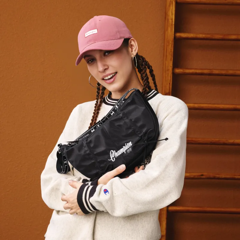 Champion Fabric Shoulder Bag Women's Pink Diamond/Silver White/Black/Milk White-14