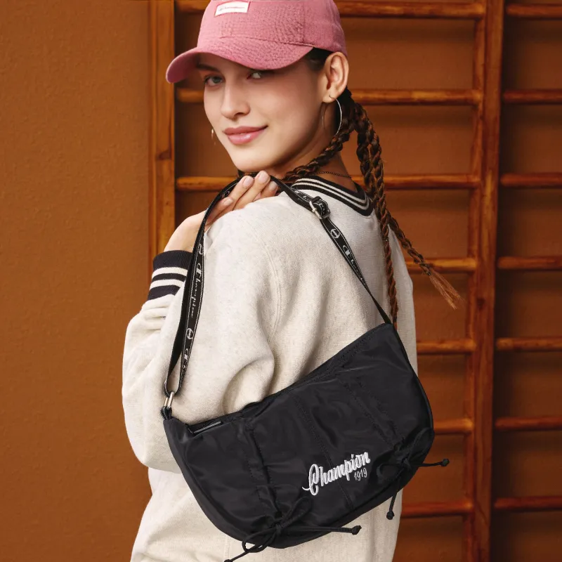 Champion Fabric Shoulder Bag Women's Pink Diamond/Silver White/Black/Milk White-15