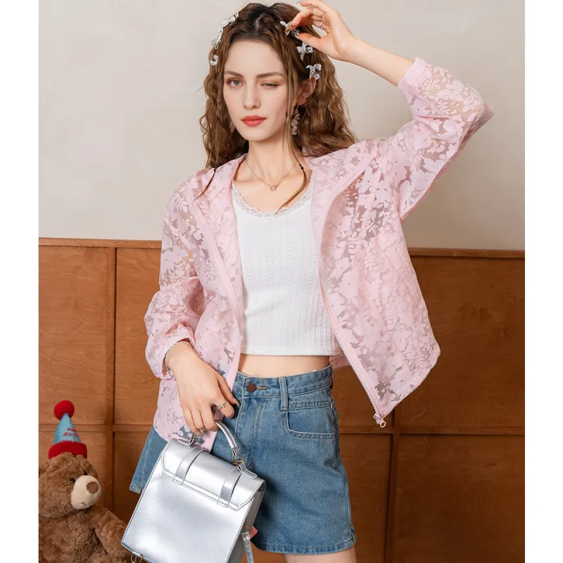 FAWENXIANGZI Cropped Coat Women's-11